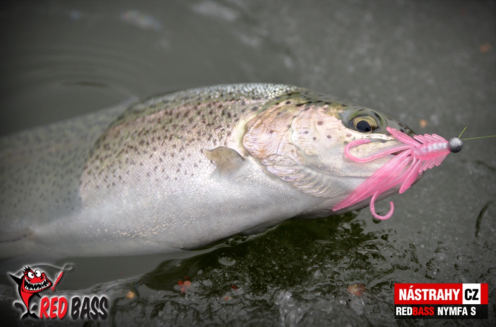 Redbass Gumová nástraha Nymfa Signal Yellow UV 53 mm