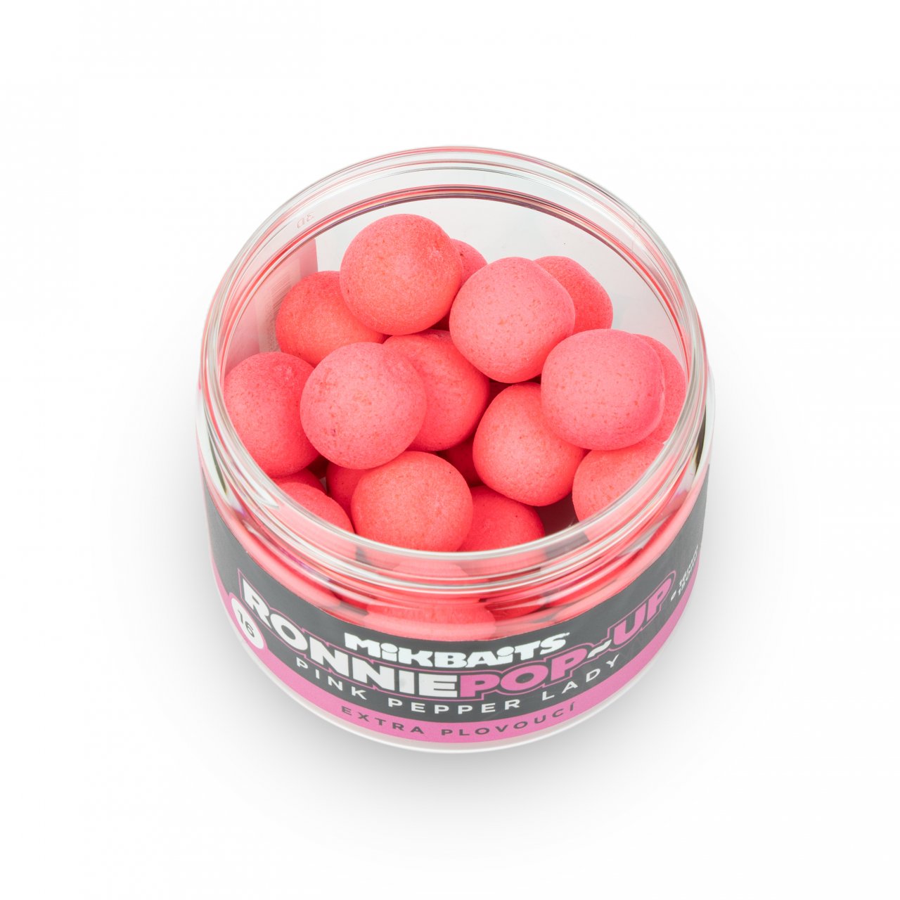Mikbaits Ronnie pop-up boilie Pink Pepper Lady 14mm/150ml