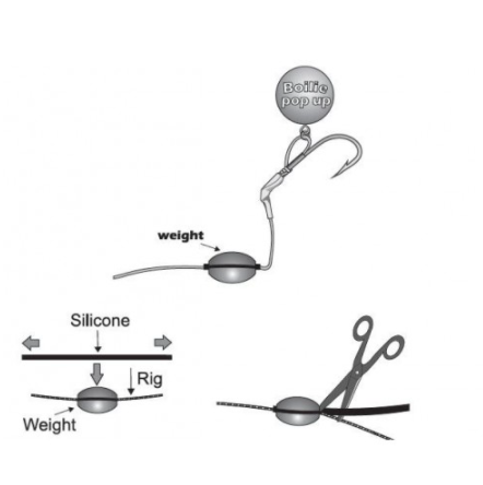 Extra Carp Závaží Pop-Up Weights 1,5g /10 ks
