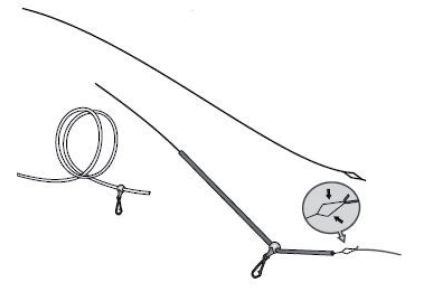 Extra Carp Protahovací struna 60cm