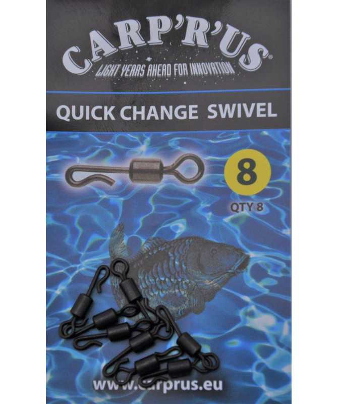 Carp´R´Us Obratlík Quick change swivel #8 /8 ks