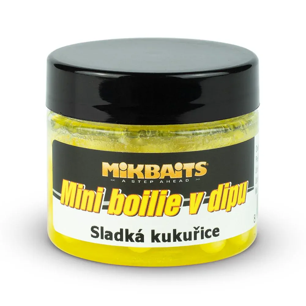 Mikbaits Mini boilie v dipu Sladká kukuřice 50ml