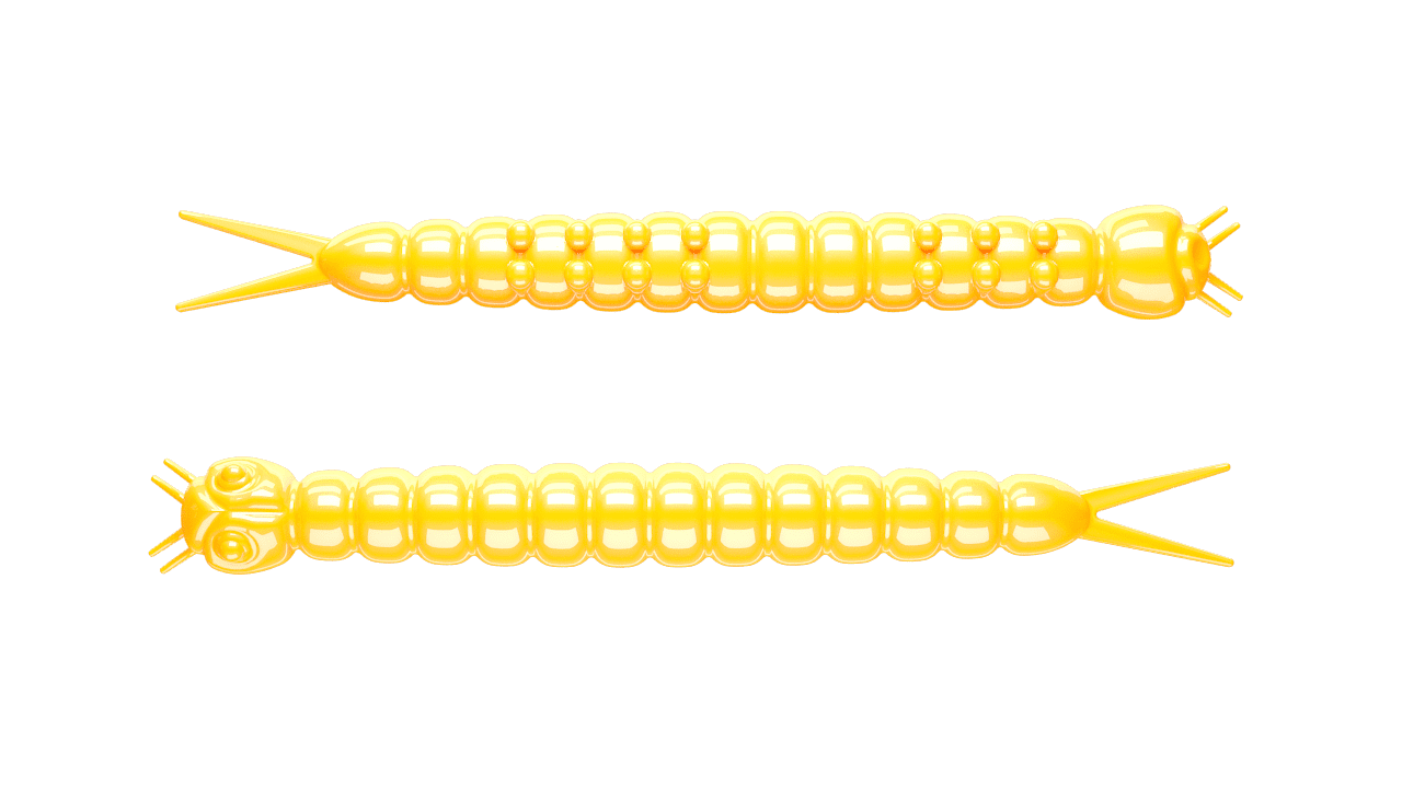 Libra Lures Slight Worm 38 - Yellow (Cheese) /15 ks