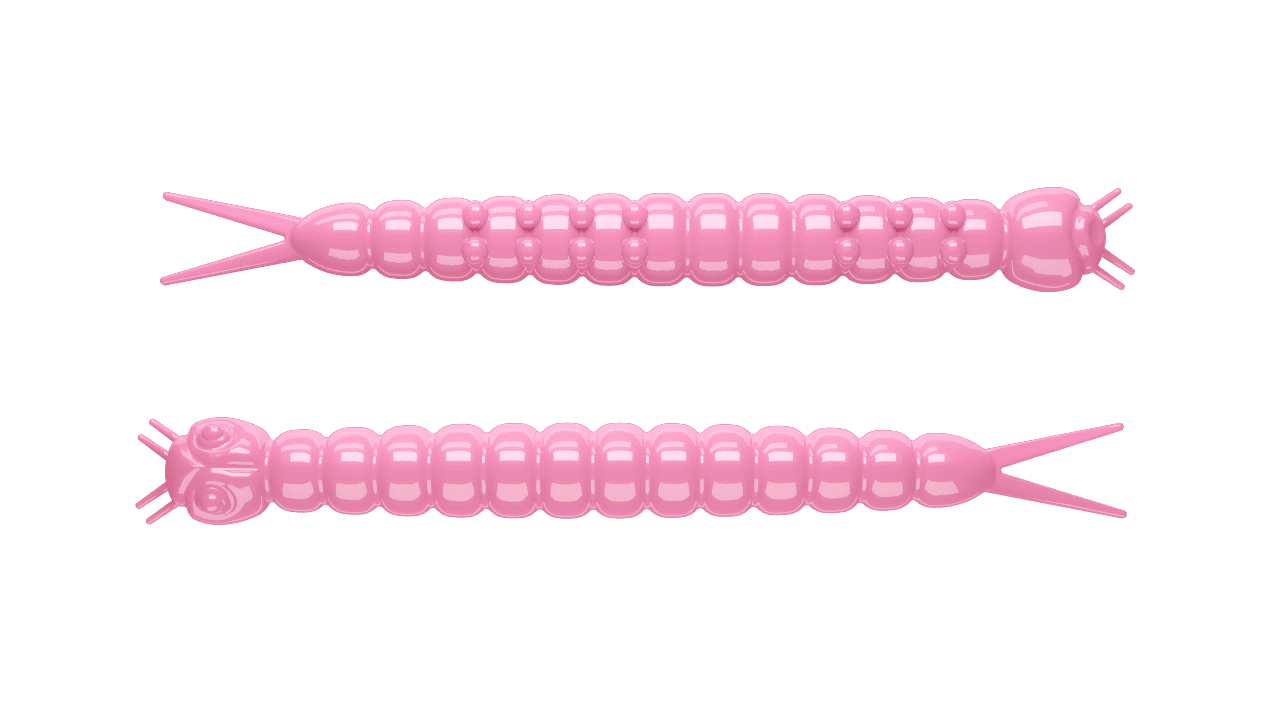 Libra Lures Slight Worm 38 - Bubble Gum (Cheese) /15 ks