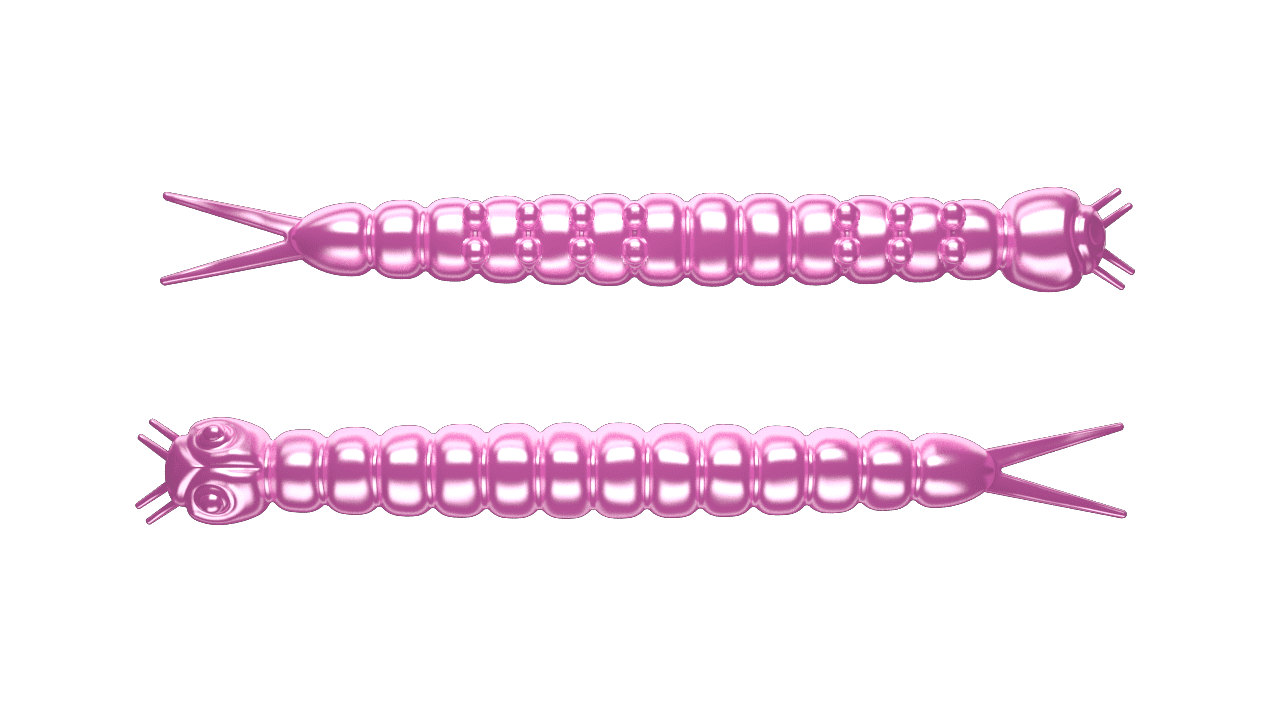 Libra Lures Slight Worm 38 - Pink Pearl (Cheese) /15 ks