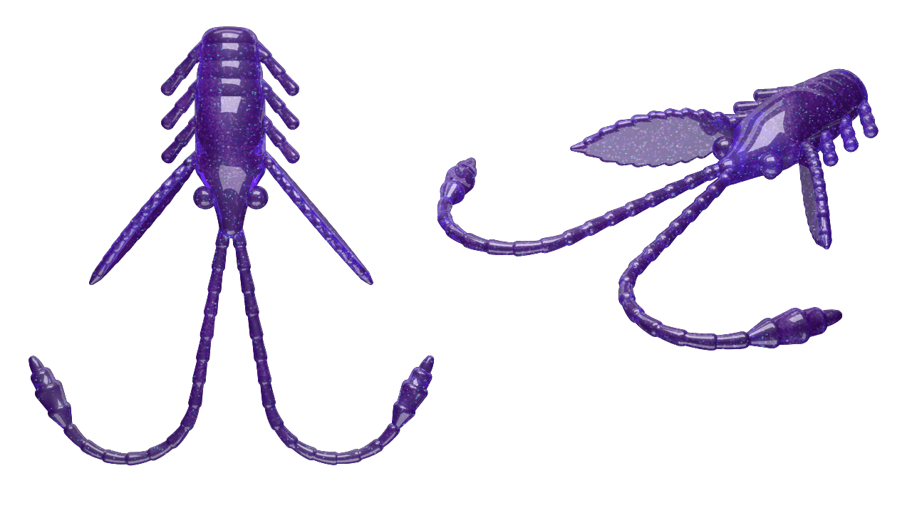 Libra Lures Pro Nymph - Purple with Glitter (Cheese) /15 ks