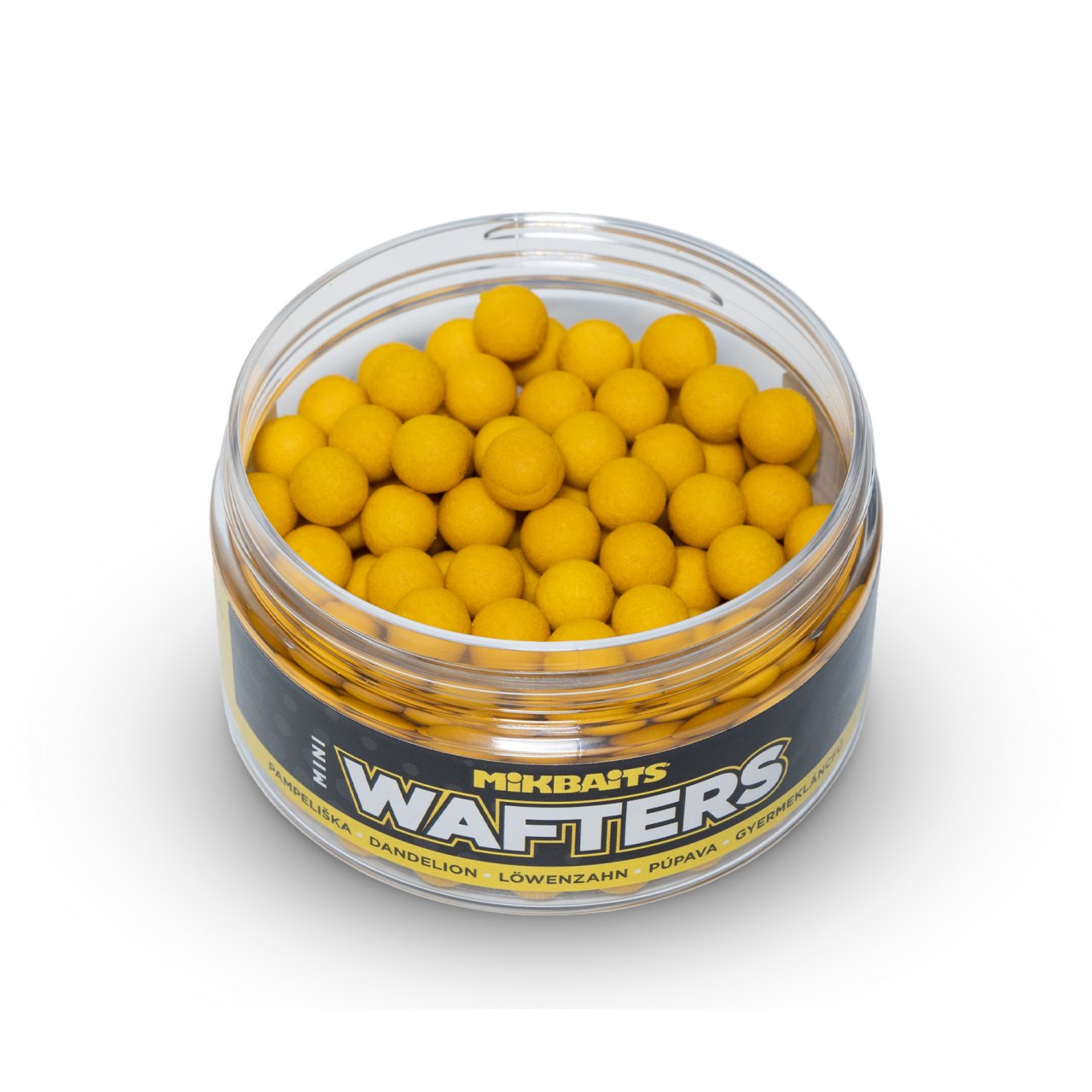 Mikbaits Vyvážené boilie Mini Wafters Pampeliška 8mm/100ml