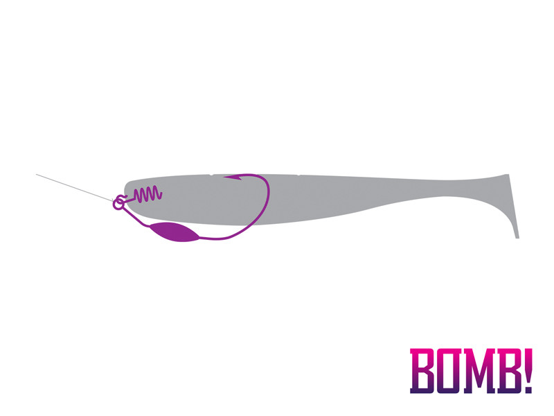 Delphin Háček Bomb! HeavyShank #4/0 / 5g - 5 ks