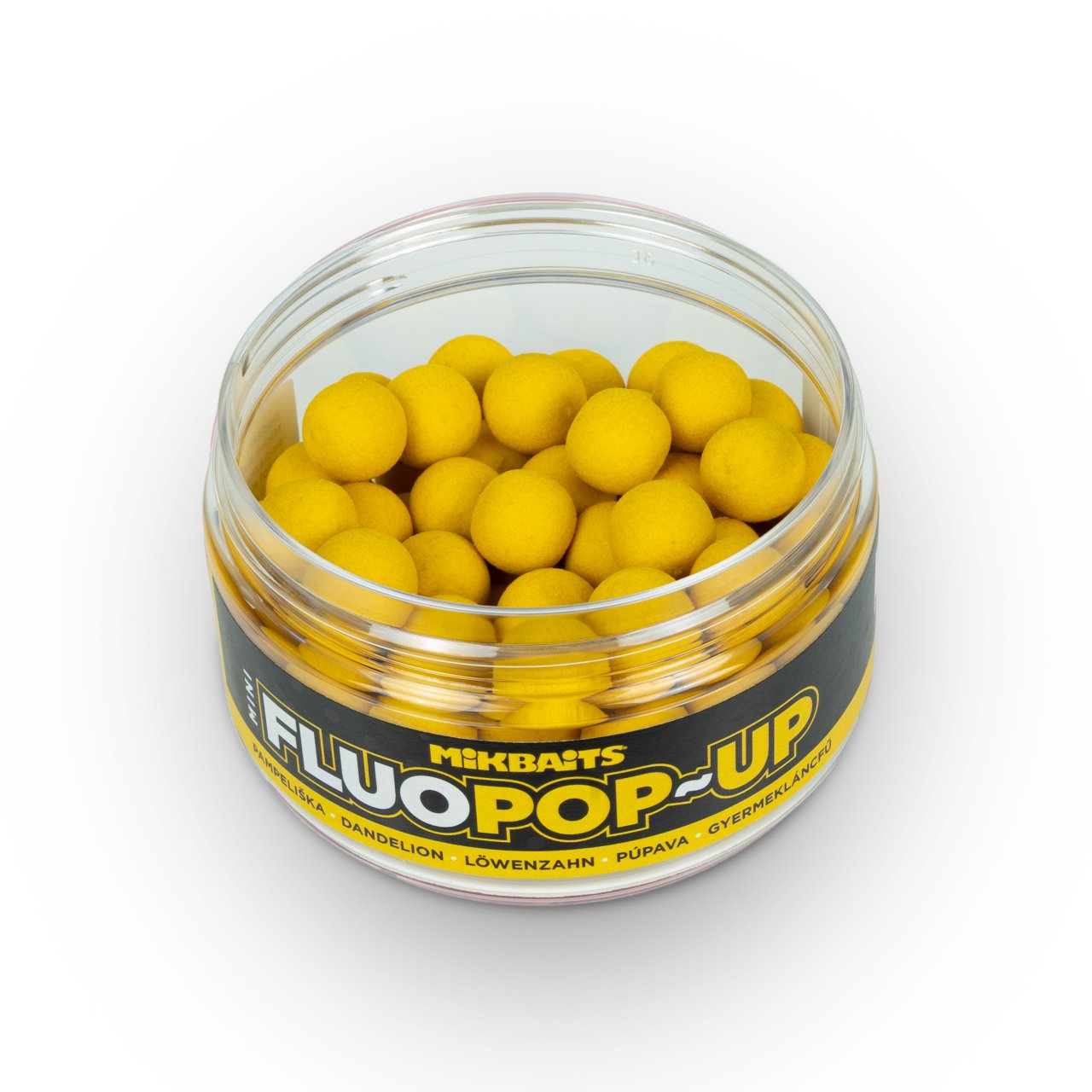 Mikbaits Mini Plovoucí boilie fluo Pampeliška 10mm/100ml