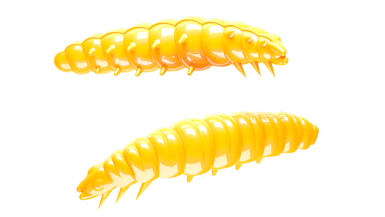 Libra Lures Larva 30 - Yellow (Cheese) /15 ks