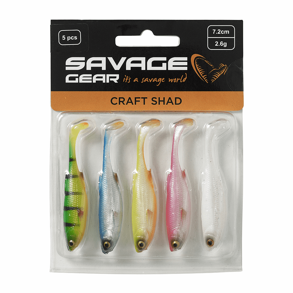 Savage Gear Gumová Nástraha Craft Shad Dark Water Mix 5 ks