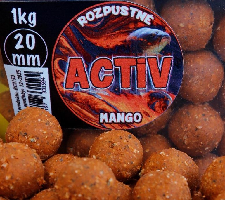 Black Carp Activ boilies Mango 20mm/1kg