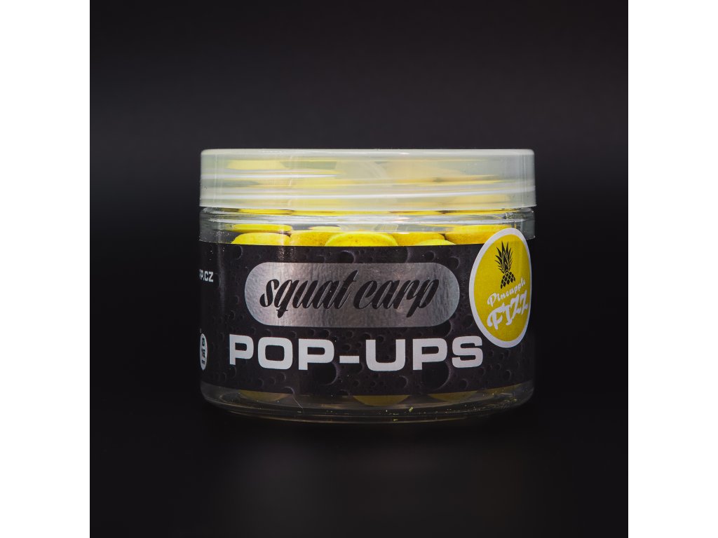 Squat Carp Pop-up boilies Pineapple & Fizz 12mm/60g