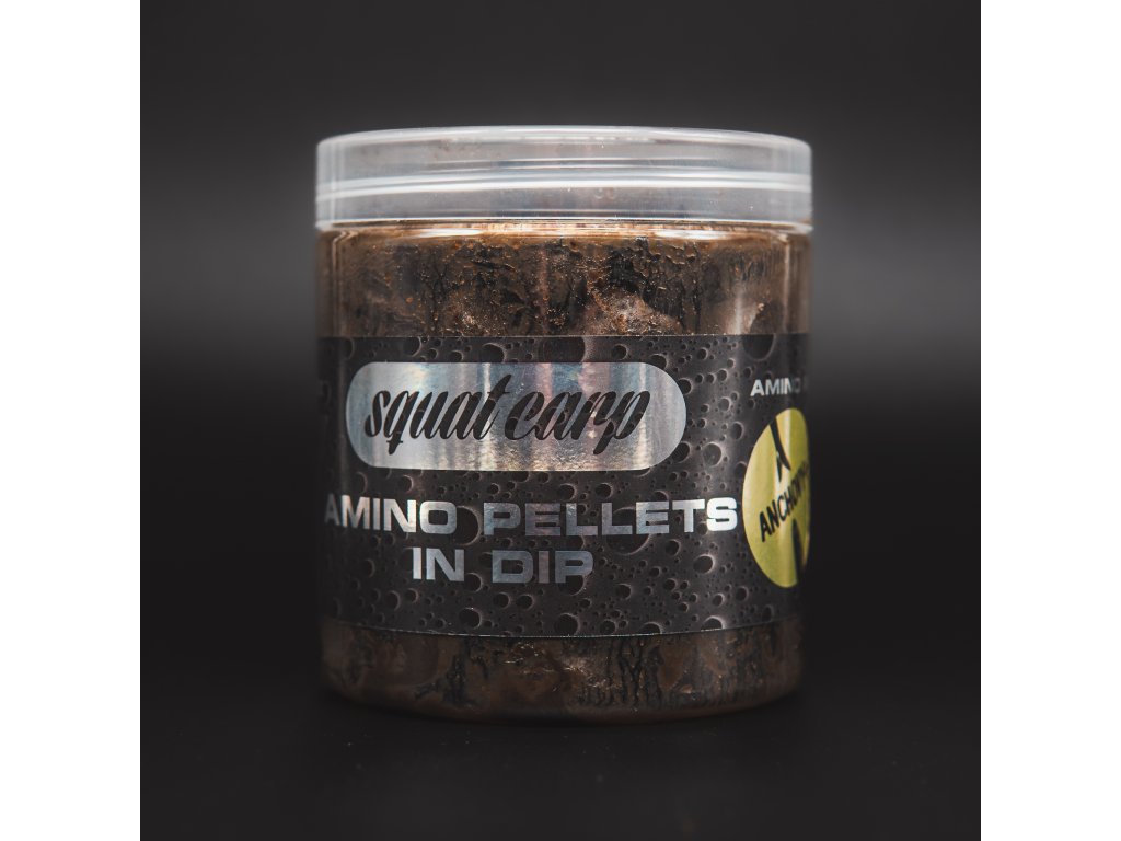 Squat Carp Amino pellets in dip Anchovy+ 15mm/180g