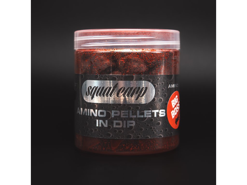 Squat Carp Amino pellets in dip Big Boss 15mm/180g