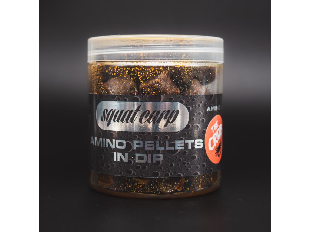Squat Carp Amino pellets in dip The Crab 15mm/180g