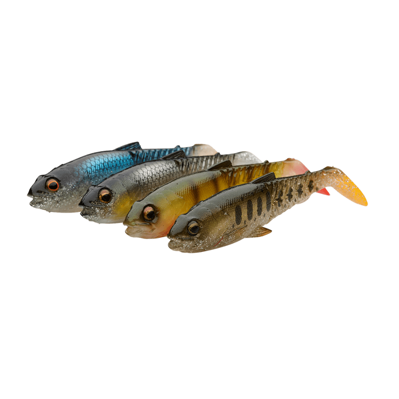 Savage Gear Gumová Nástraha Craft Cannibal Paddletail Clear Water Mix 4 ks