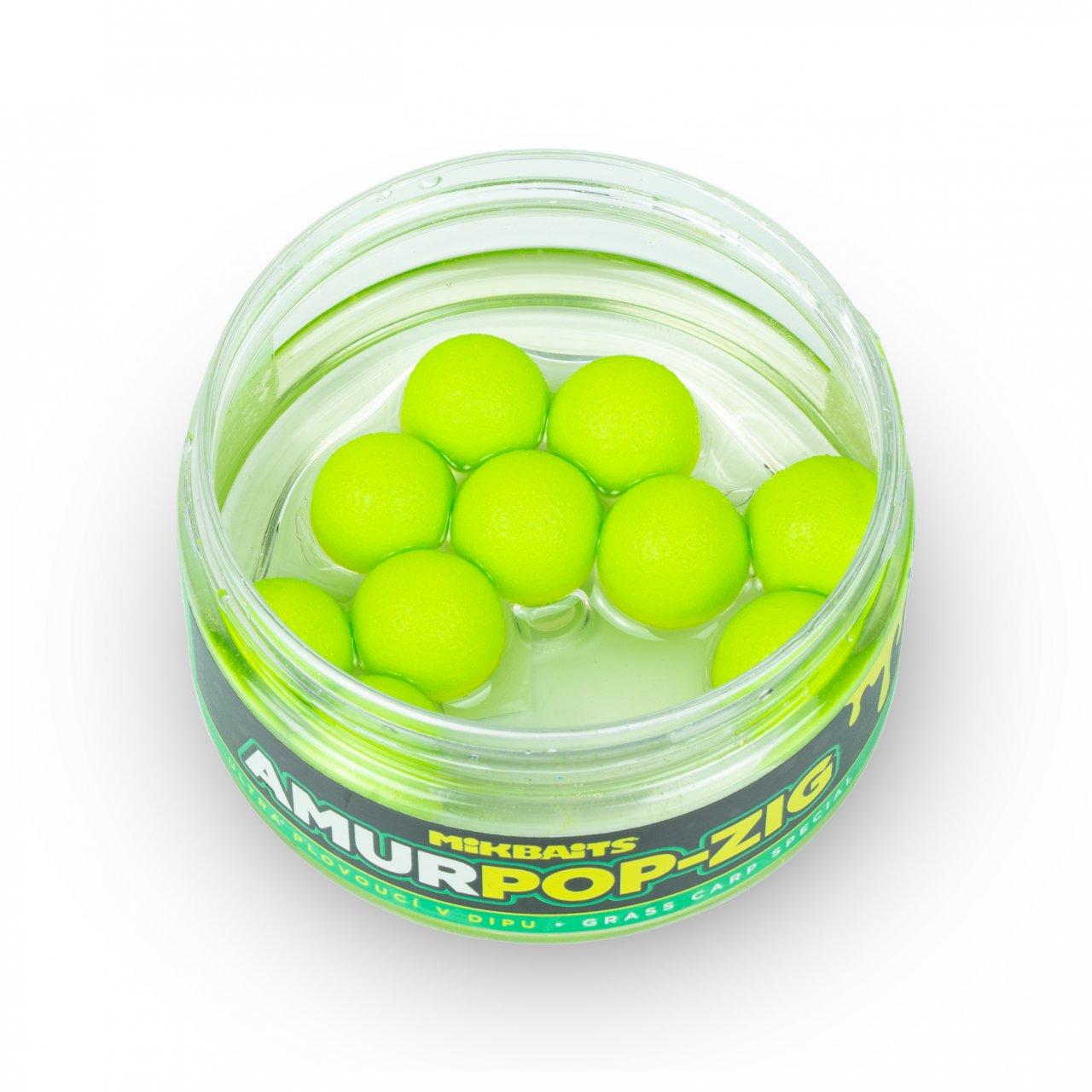 Mikbaits Amur range pop-up v dipu Zig Ultra Amur 15mm
