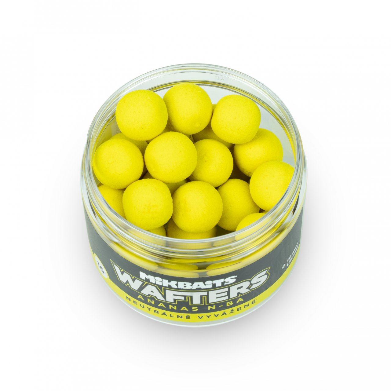 Mikbaits Vyvážené boilie Wafters Ananas N-BA 16mm/150ml
