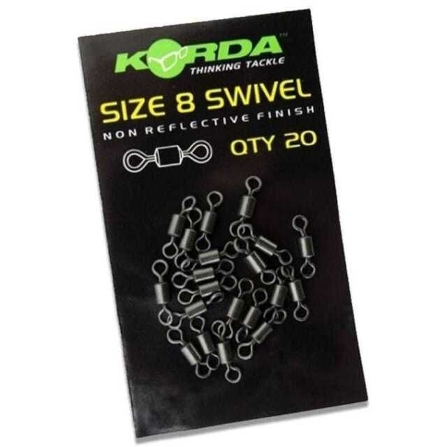 Korda Obratliky Swivels vel. 8/20 ks