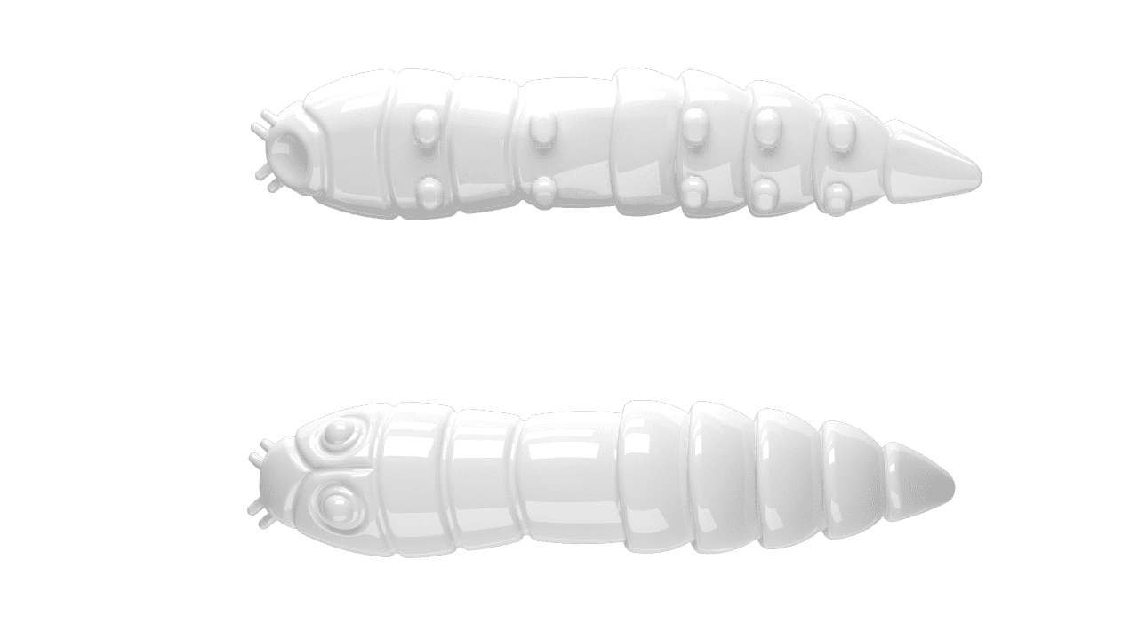Libra Lures Kukolka 27 - White (Cheese) /15 ks
