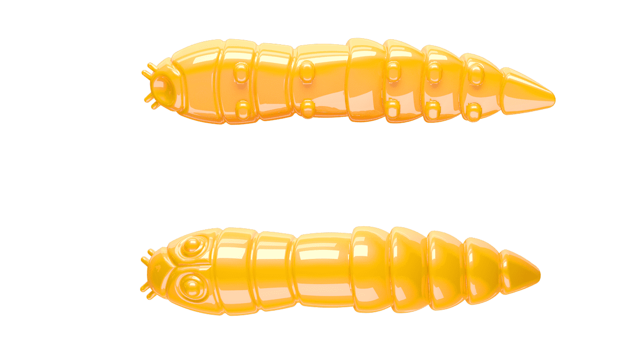 Libra Lures Kukolka 27 - Dark Yellow (Cheese) /15 ks