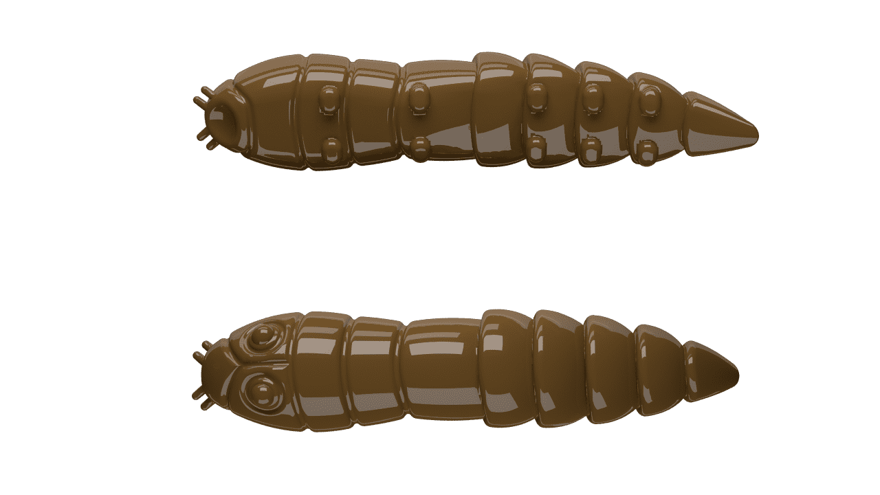 Libra Lures Kukolka 27 - Brown (Cheese) /15 ks
