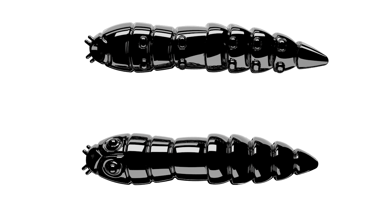 Libra Lures Kukolka 27 - Black (Cheese) /15 ks