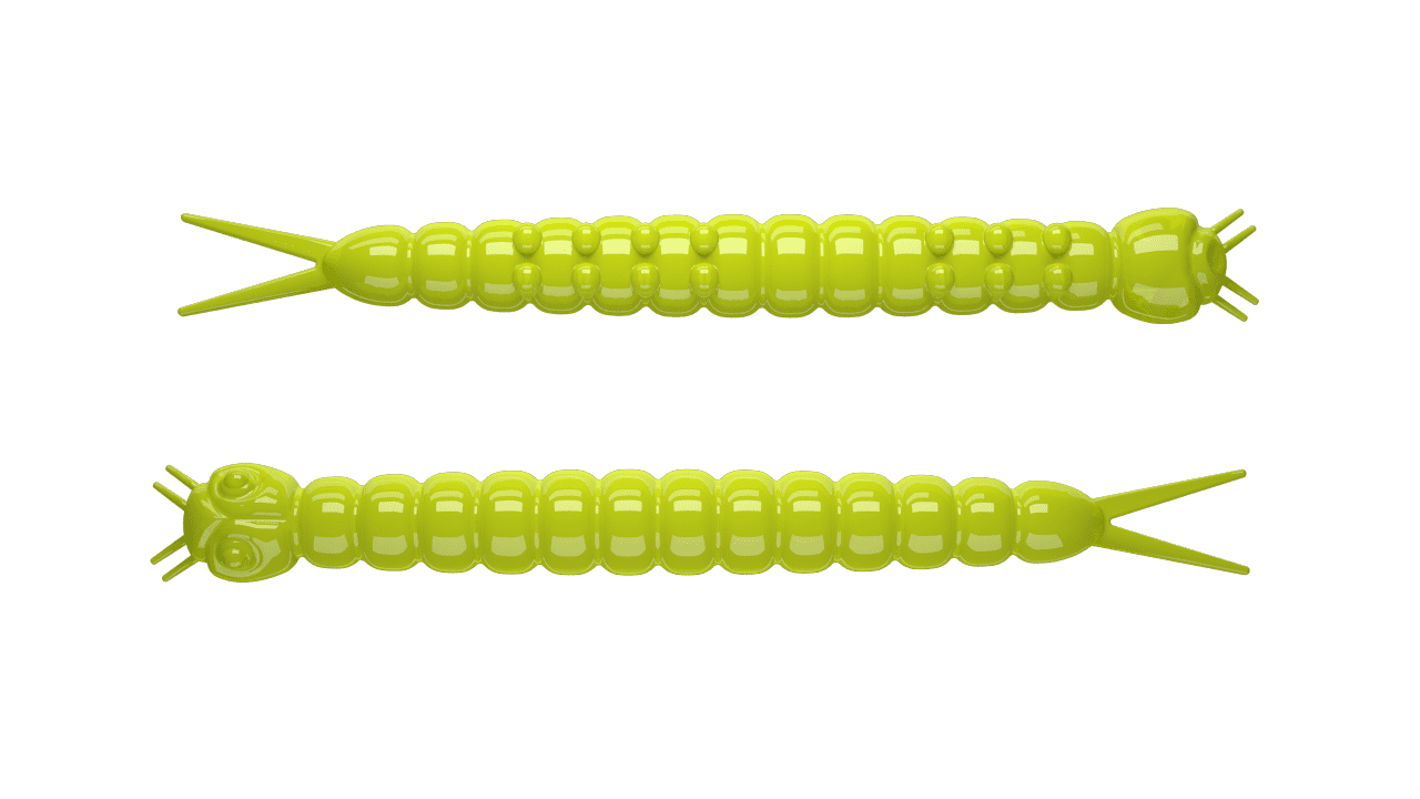 Libra Lures Slight Worm 38 - Hot Yellow (Cheese) /15 ks
