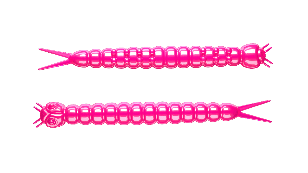Libra Lures Slight Worm 38 - Hot Pink (Cheese) /15 ks