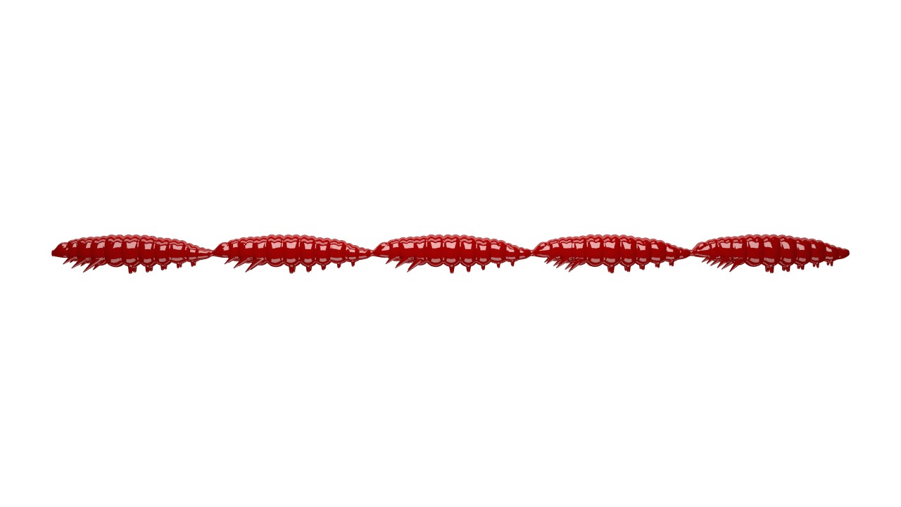 Libra Lures Larva Multi 5x25 - Red (Cheese) /5x5 ks