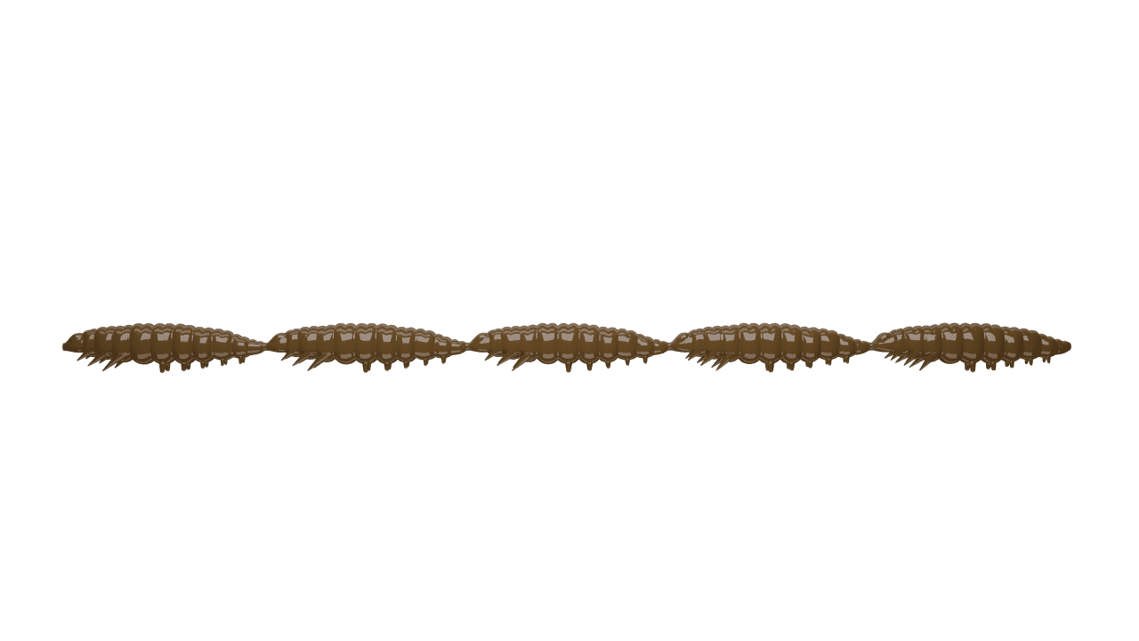 Libra Lures Larva Multi 5x25 - Brown (Cheese) /5x5 ks