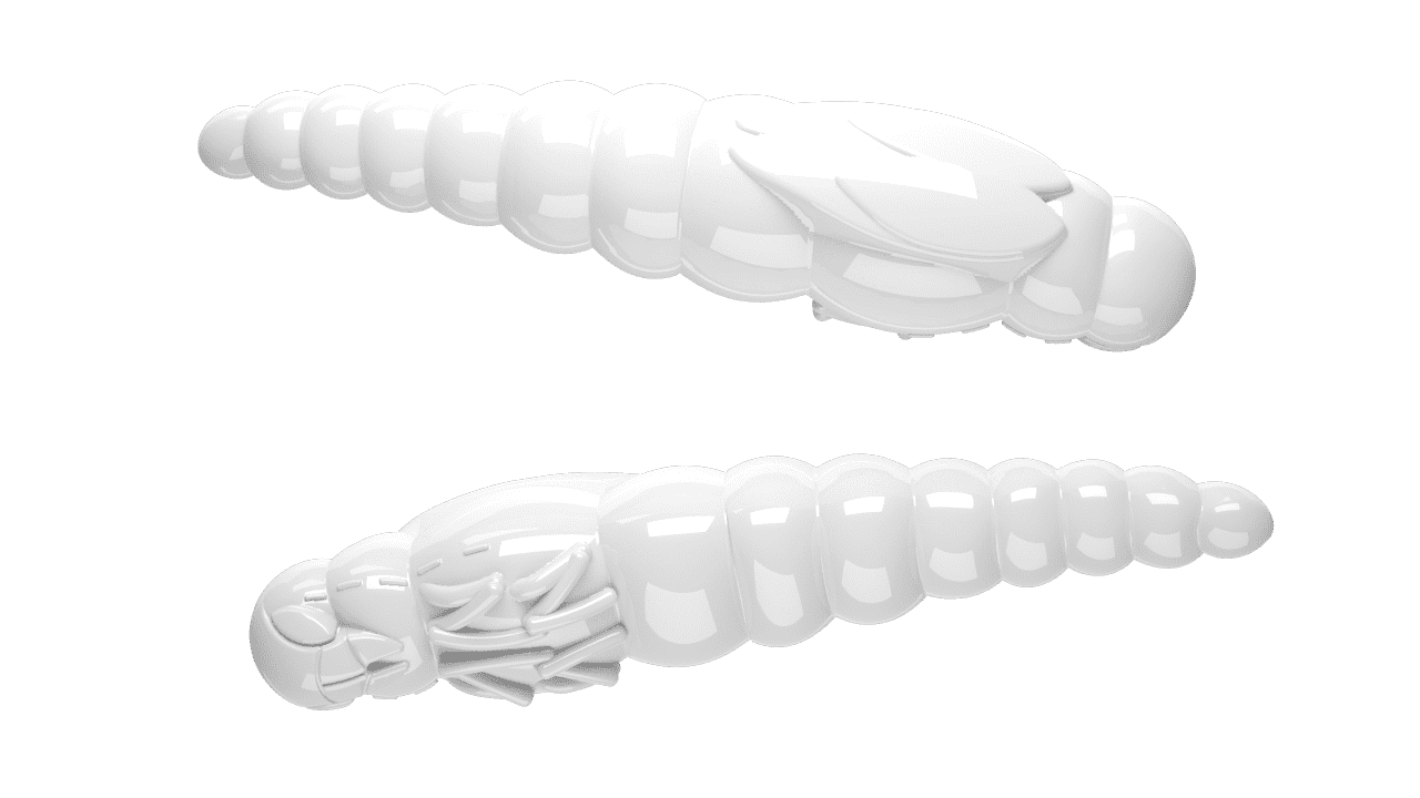 Libra Lures Largo Slim 28 - White (Cheese) /15 ks