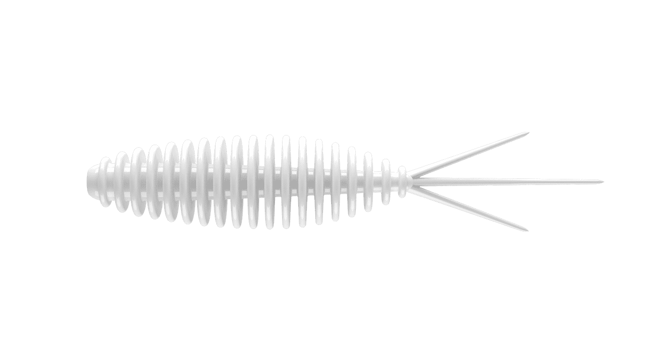Libra Lures Turbo Worm 56 - White (Cheese) /8 ks