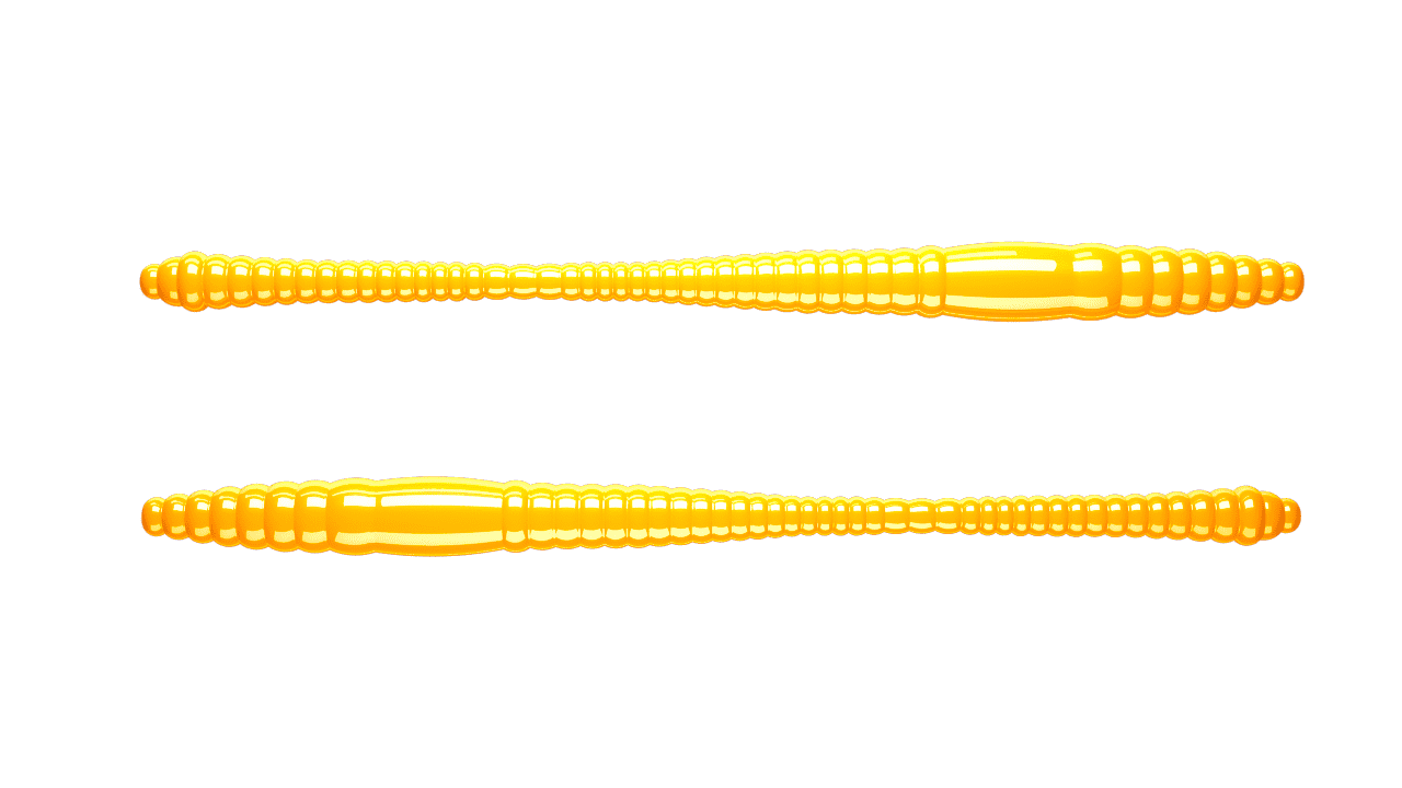 Libra Lures Dying Worm 70 - Yellow (Cheese) /15 ks