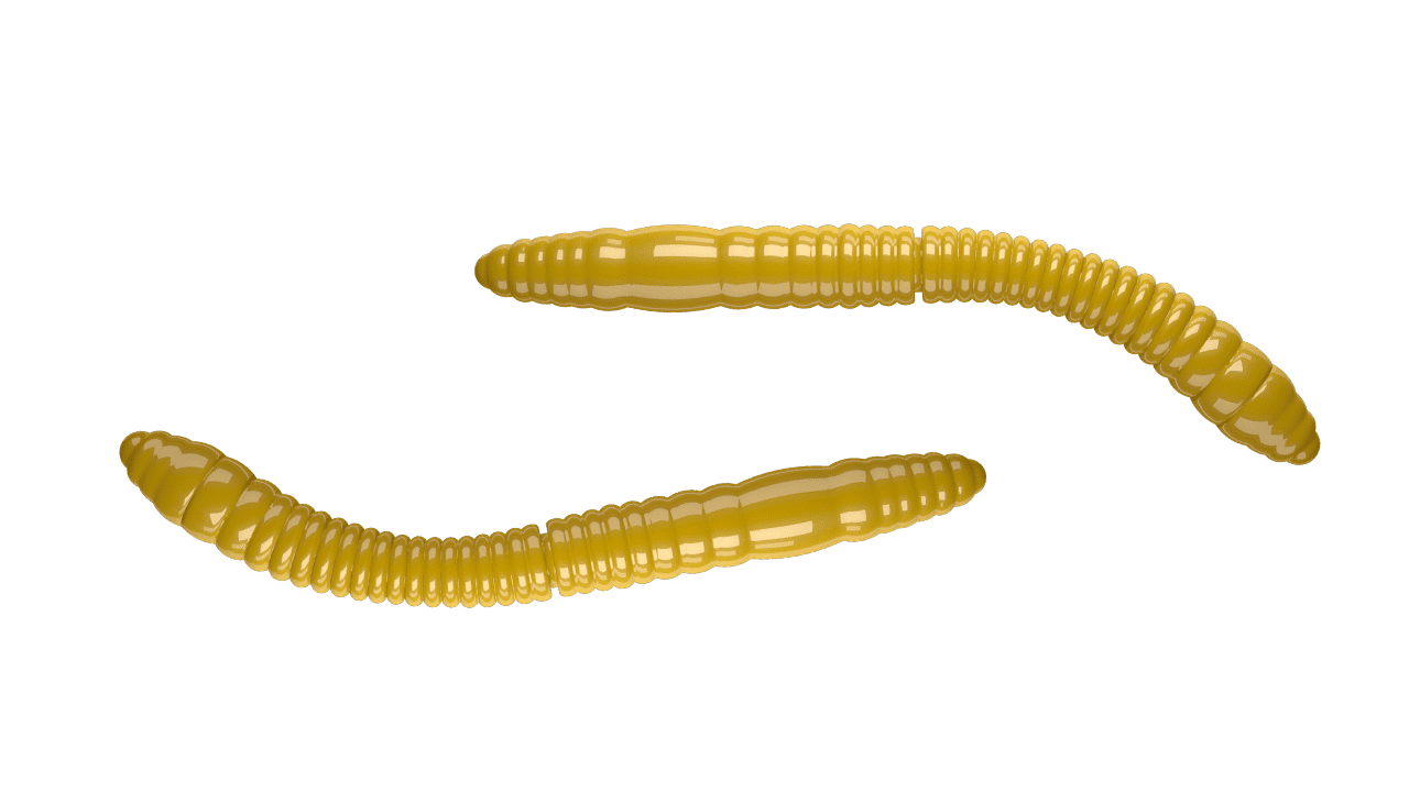 Libra Lures Fatty D’Worm Tournament 55 - Yellow (Cheese) /12 ks