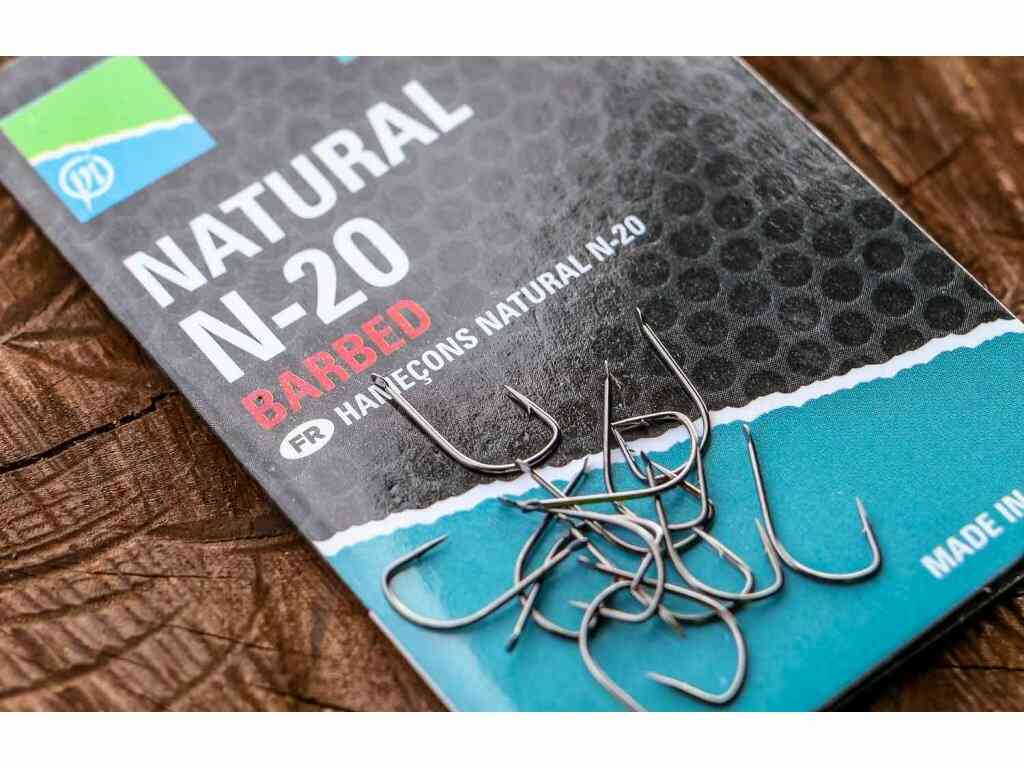 Preston Innovations Háčky Natural N-20 hooks /15 ks
