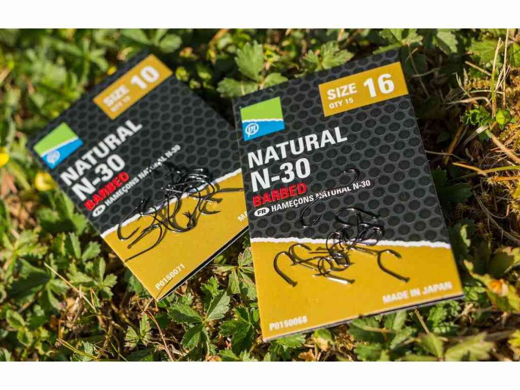Preston Innovations Háčky Natural N-30 hooks /15 ks