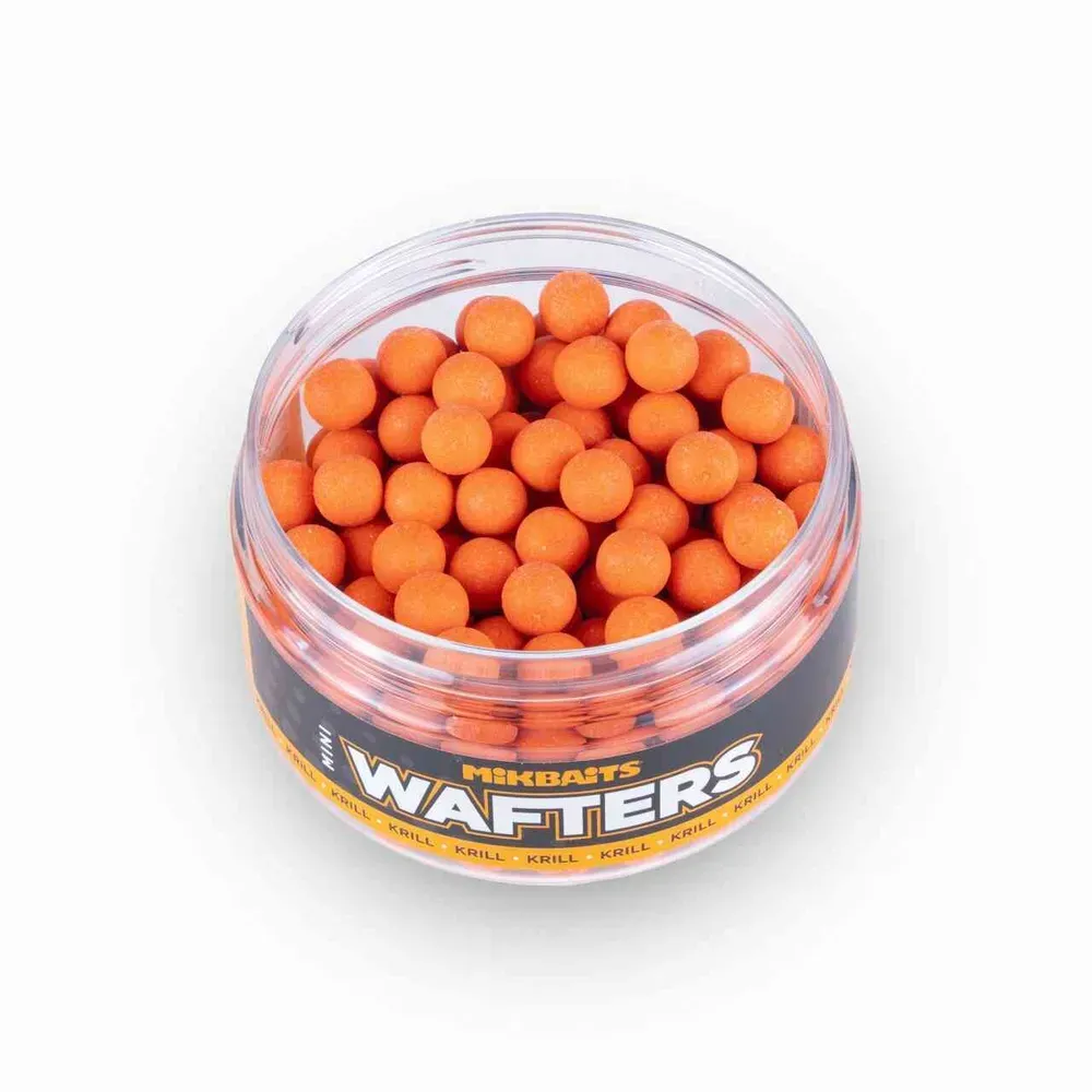 Mikbaits Vyvážené boilie Mini Wafters Krill 8mm/100ml
