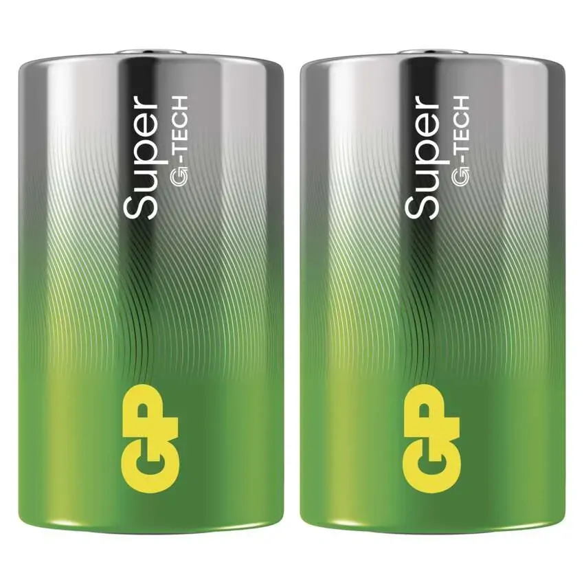 GP Alkalická baterie Super D - 2 ks