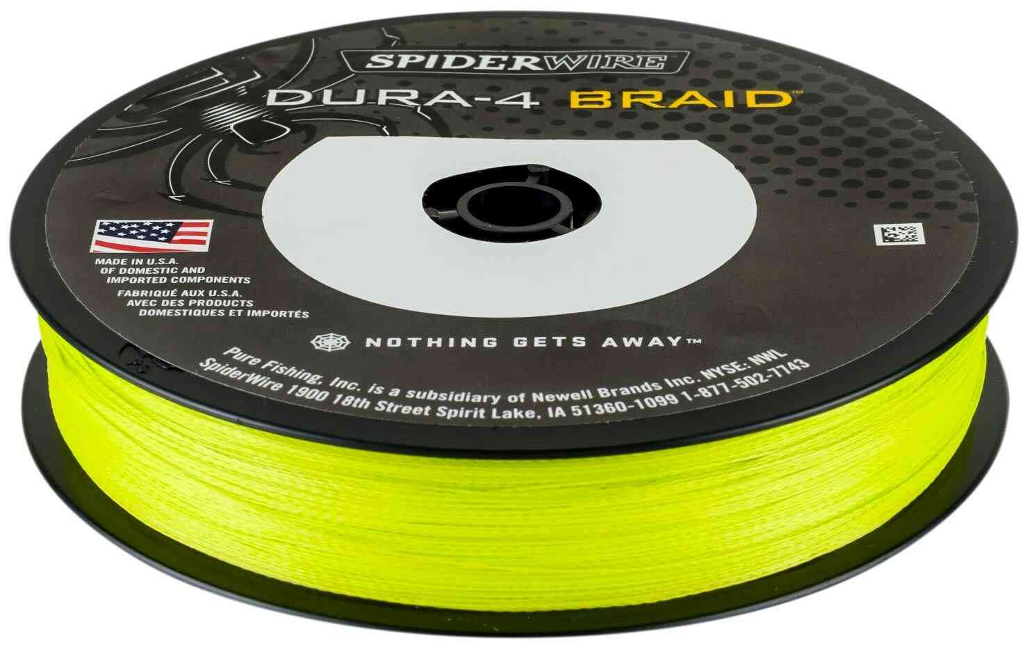 Spiderwire Splétaná Šňůra DURA4 Yellow 0,20mm/17kg/150m