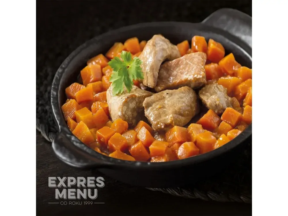 Expres Menu Vepřové maso s mrkví 1 porce 300 g