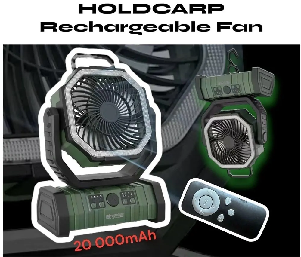 Holdcarp Větrák Rechargeable Fan