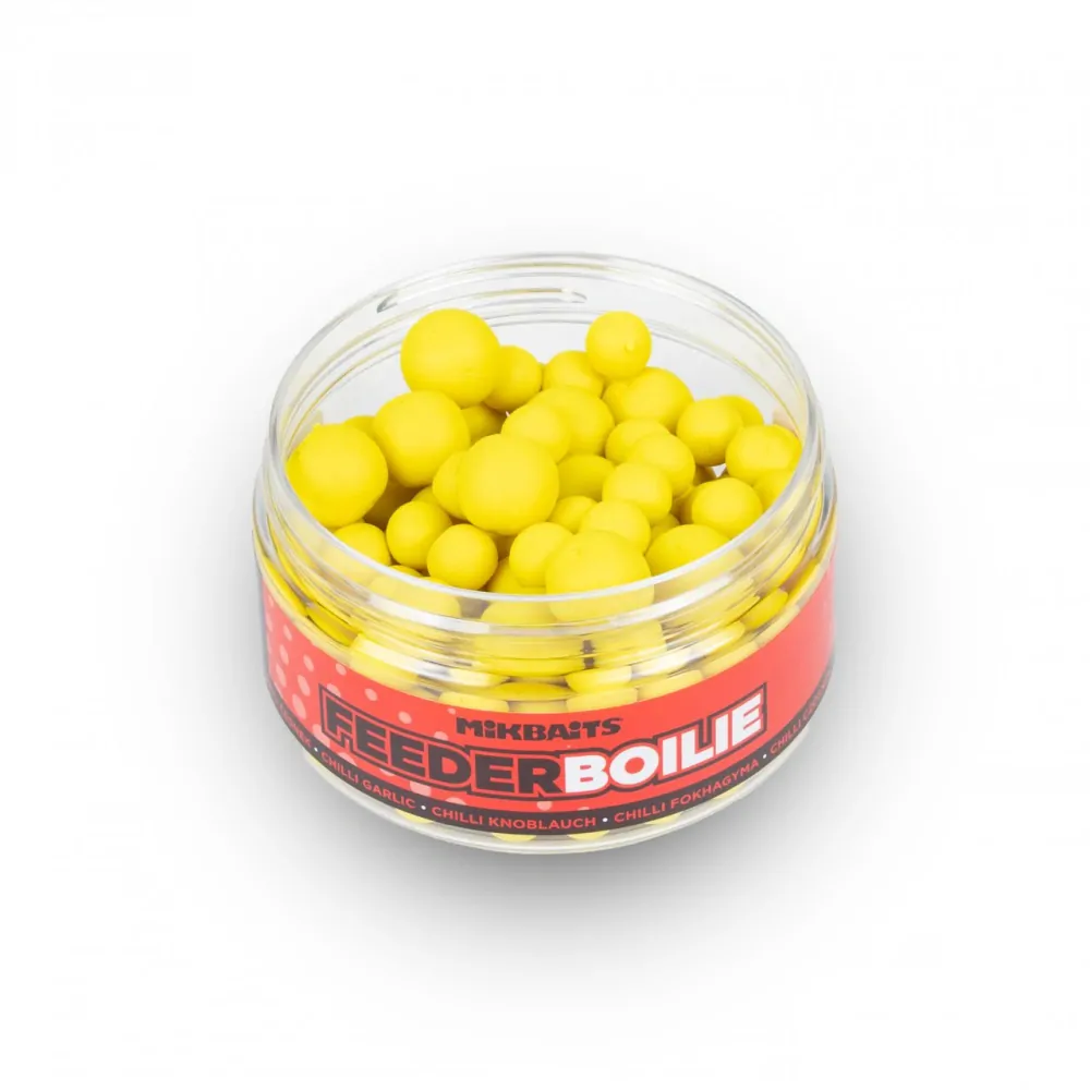 Mikbaits Feeder boilie Chilli Česnek 8+12mm/100ml