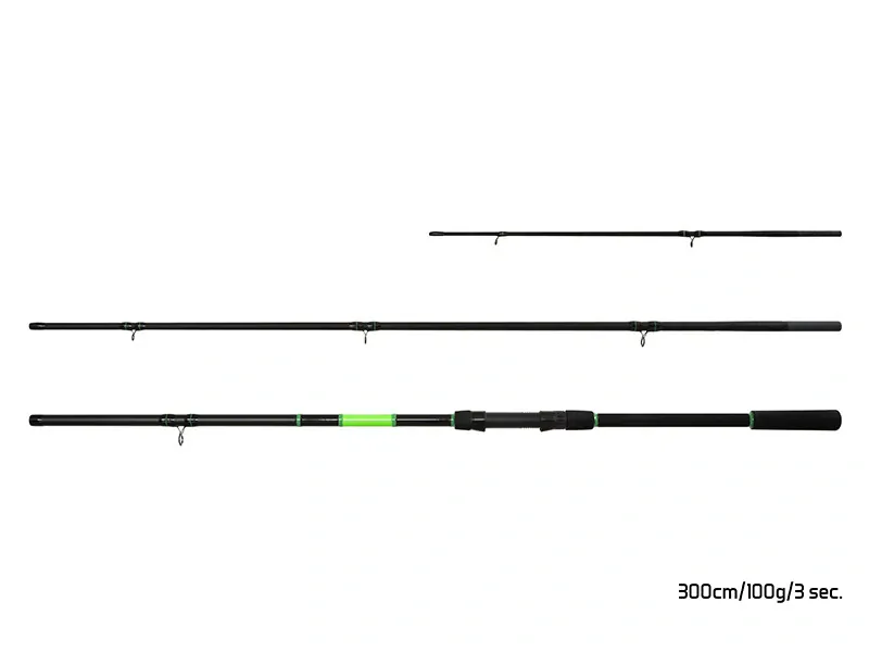 Delphin Prut WASABI Feeder NXT 300cm/100g/3díl