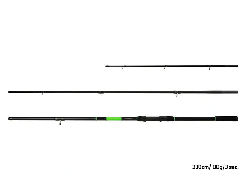 Delphin Prut WASABI Feeder NXT 330cm/100g/3díl