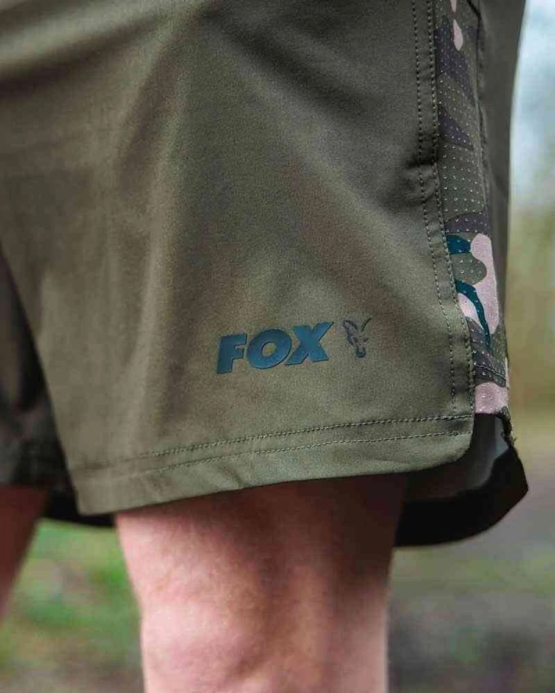 Fox Koupací kraťasy Khaki Camo LW Swim Shorts vel. XL