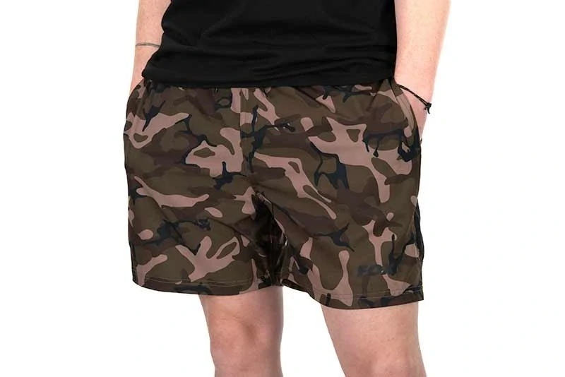 Fox Koupací kraťasy Black Camo LW Swim Shorts vel. XXXL