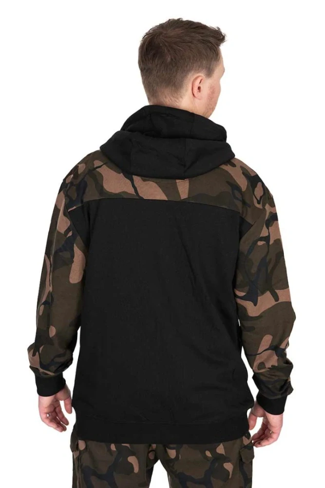 Fox Mikina LW Black Camo Split Zip Hoody vel. XL