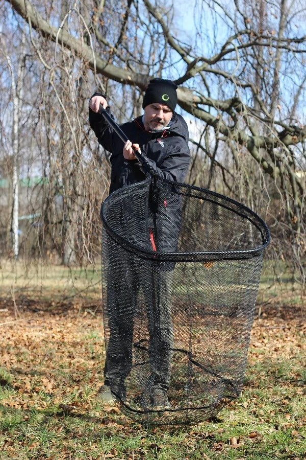 Giants fishing Náhradní síťka na podběrák Deluxe Landing Net Rubber X-Large 90x85cm